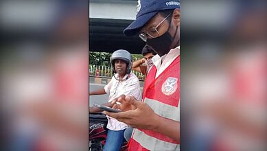 Hyderabad traffic personnel's use of personal phone to take photos challenged