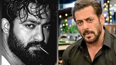 Stylish Indian actors Jr NTR and Salman Khan with trendy new looks go viral on social media.