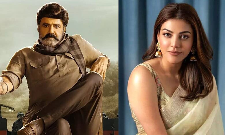Image of Balakrishna and Kajal Aggarwal, highlighting their age difference and reunion.