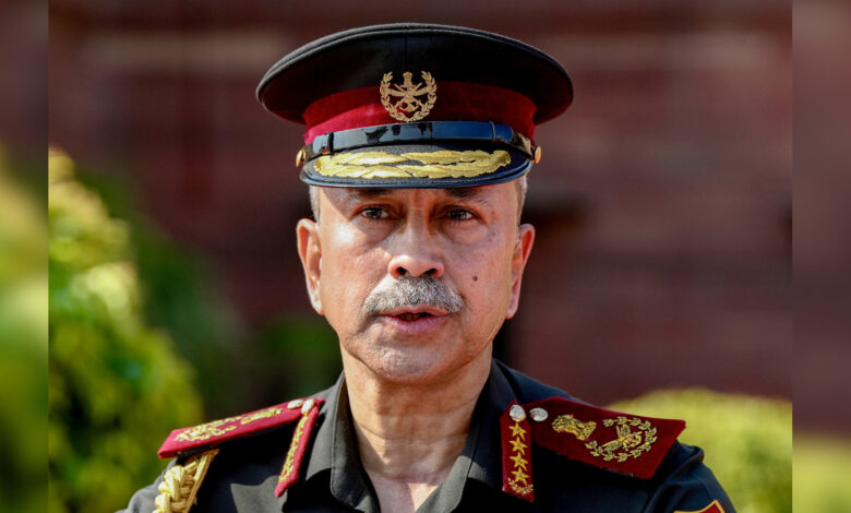 Lt Gen NS Raja Subramani accorded a Tri-Services Guard of Honour during a ceremony marking his assumption of charge as the new Chief of Defence Staff (CDS)