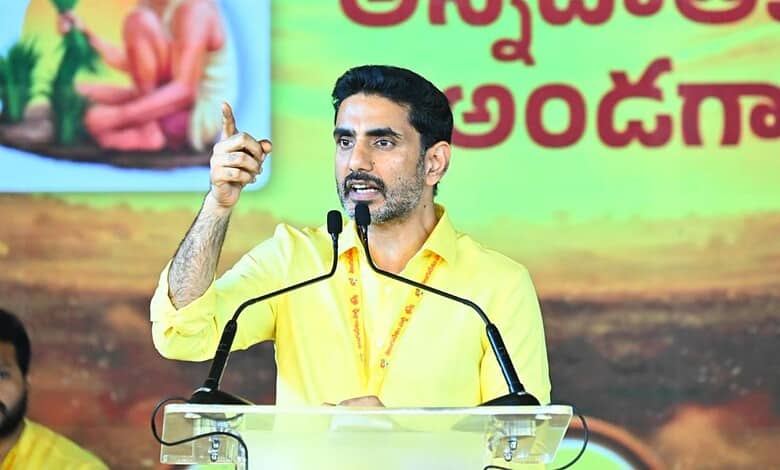 A man in a yellow shirt speaking at a podium during a public event.
