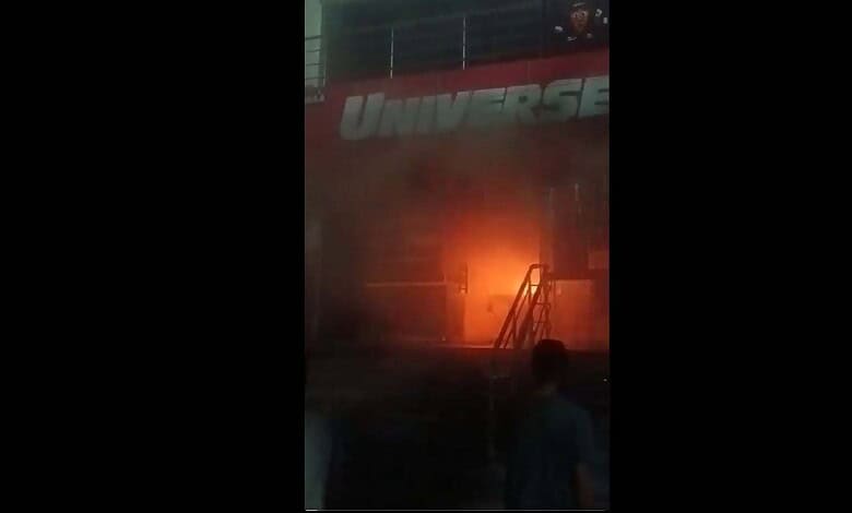 Fire breaks out at Universe Bakes and Cakes in Naredmet