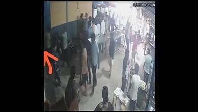 Customer attacks tiffin center staff in Hyderabad