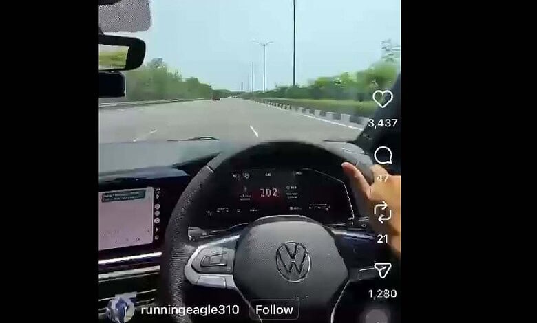 Man drives car at 202 KMPH on ORR