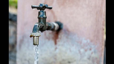 Representational image to depict water shortage