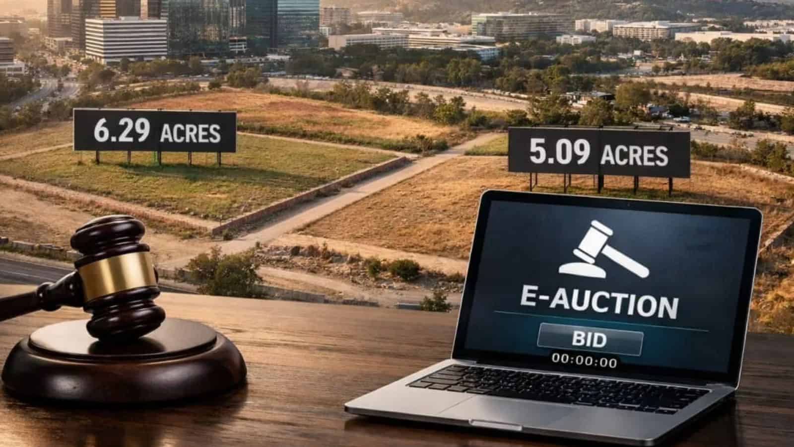 TGIIC's Raidurg land e-auction fetches a record Rs 237 crore per acre.