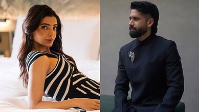 Samantha and Naga Chaitanya spotted together, surprising fans with their appearance.