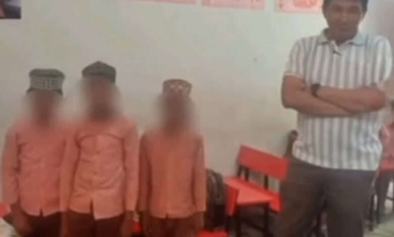 Sambhal govt school principal, teacher booked