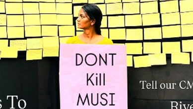 Activists of the Save Musi Movement urge the Telangana government to scrap the Musi Riverfront Development Project and come up with an alternative plan.