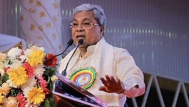 Siddaramaiah, India's longest-serving Chief Minister after Pinarayi Vijayan, speaking at a political even.