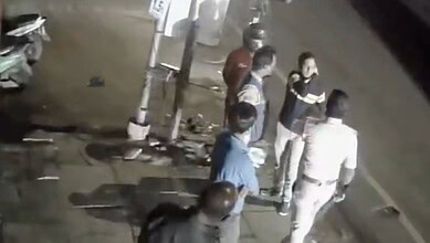 Hyderabad police officers involved in assault incident with delivery worker, NHRC complaint filed.