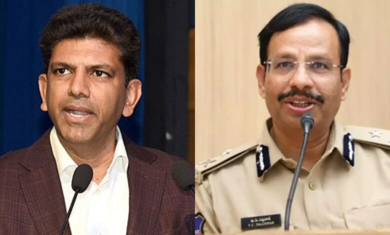 Union Minister of State for Communications Chandra Sekhar and VC Sajjanar