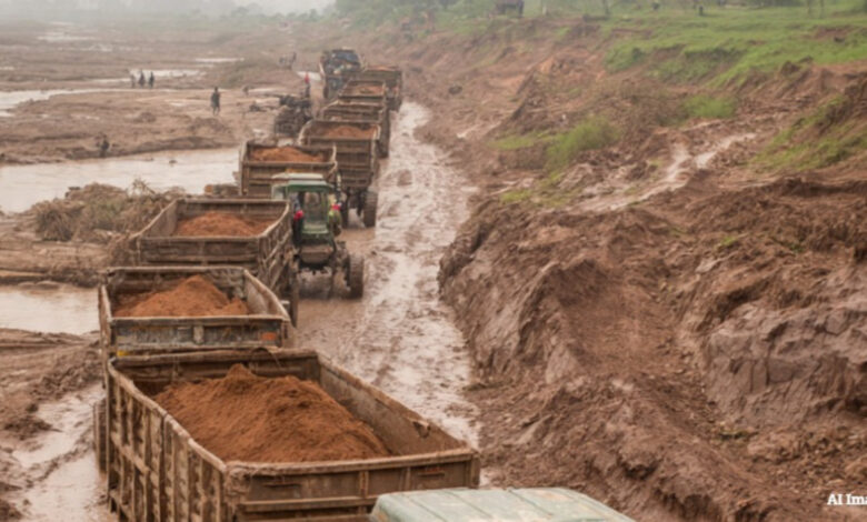 Illegal soil mining in Karnataka