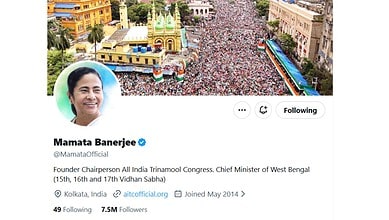Mamata Banerjee updates social media bios after Bengal poll defeat, amid large public gathering in Kolkat.