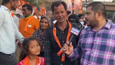 A man from UP attends Modi's meeting i in Hyderabad