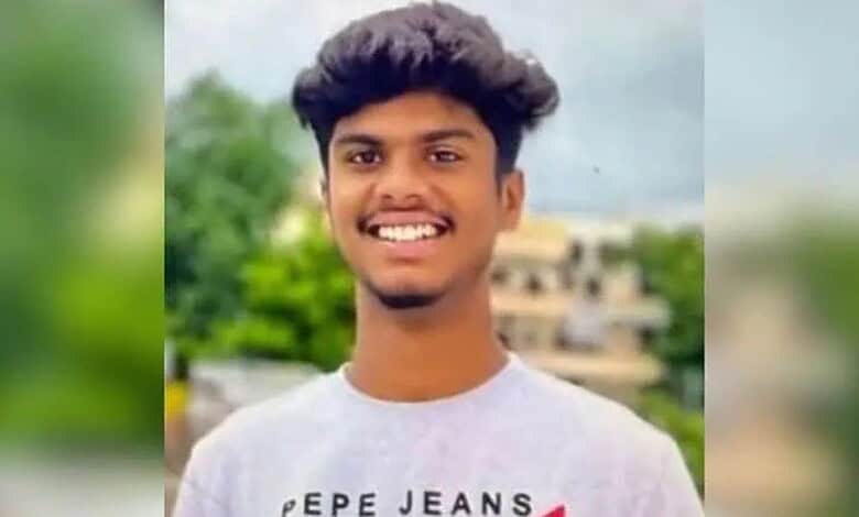 A young man smiling outdoors, related to the Hyderabad engineering student murder case.