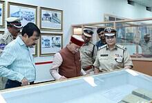 Inauguration of ‘Feel the Jail Experience’ by Governor in Hyderabad, with officials and visitors explorin.