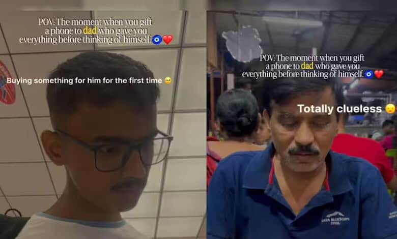 Abhinandan Gaikwad and his father