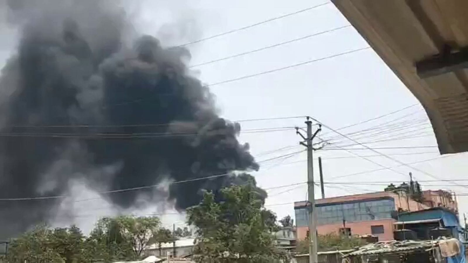 Smoke emanates from chemical factory in Medchal