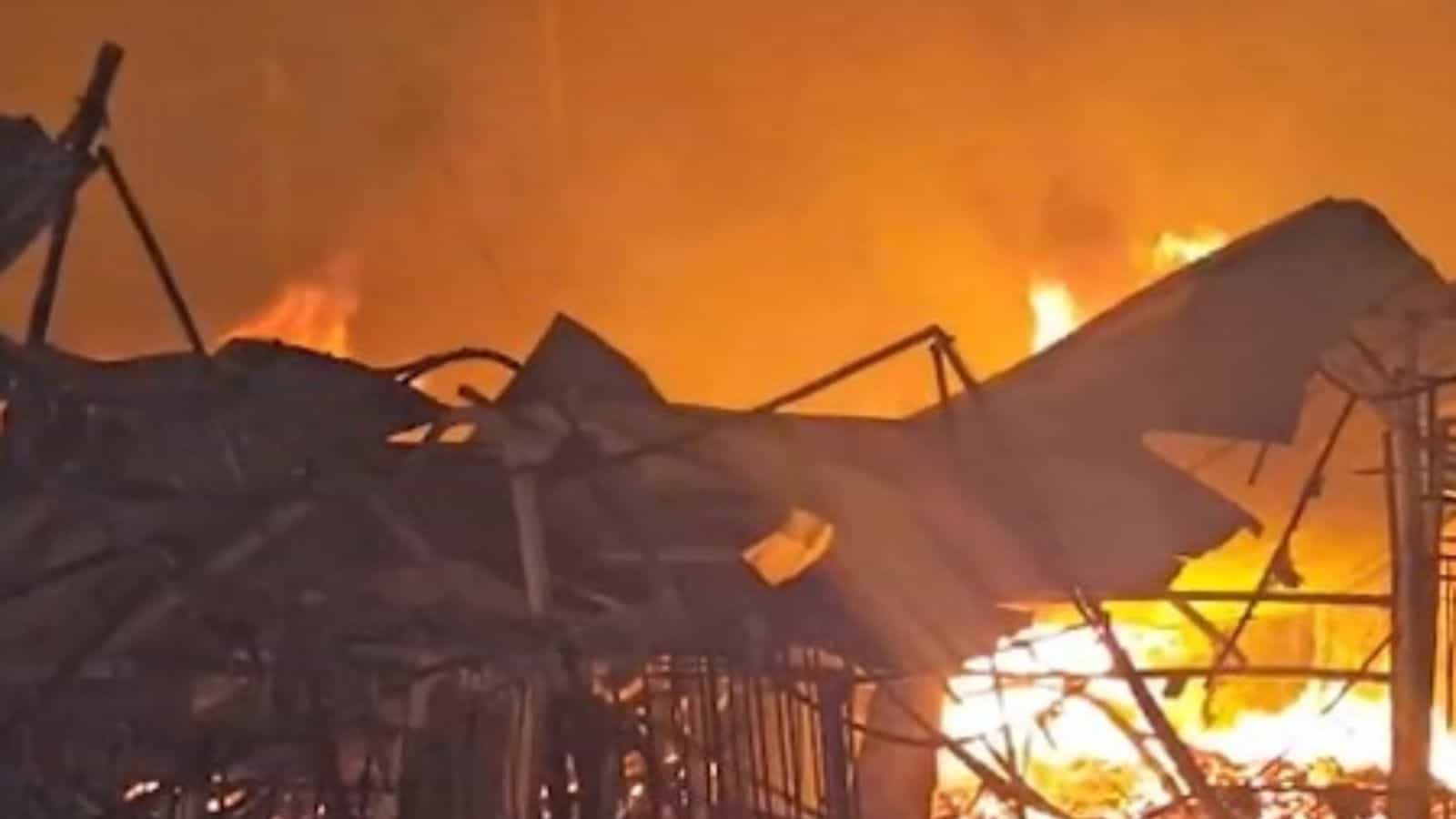 Fire accident in Delhi