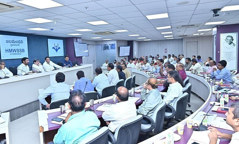 A detailed conference room with professionals attending a formal meeting at The Siasat Daily event.