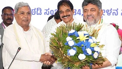 Sidaramaiah, DK Shivakumar and KC Venugopal