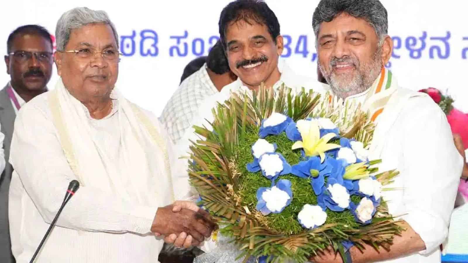 Sidaramaiah, DK Shivakumar and KC Venugopal
