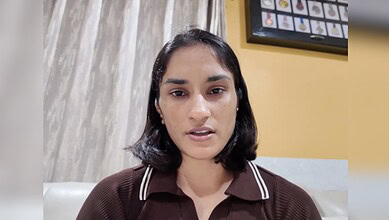 Vinesh Phogat speaks about venue change fears amid wrestling body rules.