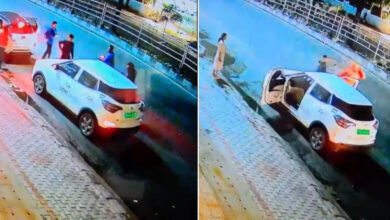 Viral CCTV shows brutal attack on Uber cab driver in Bengaluru