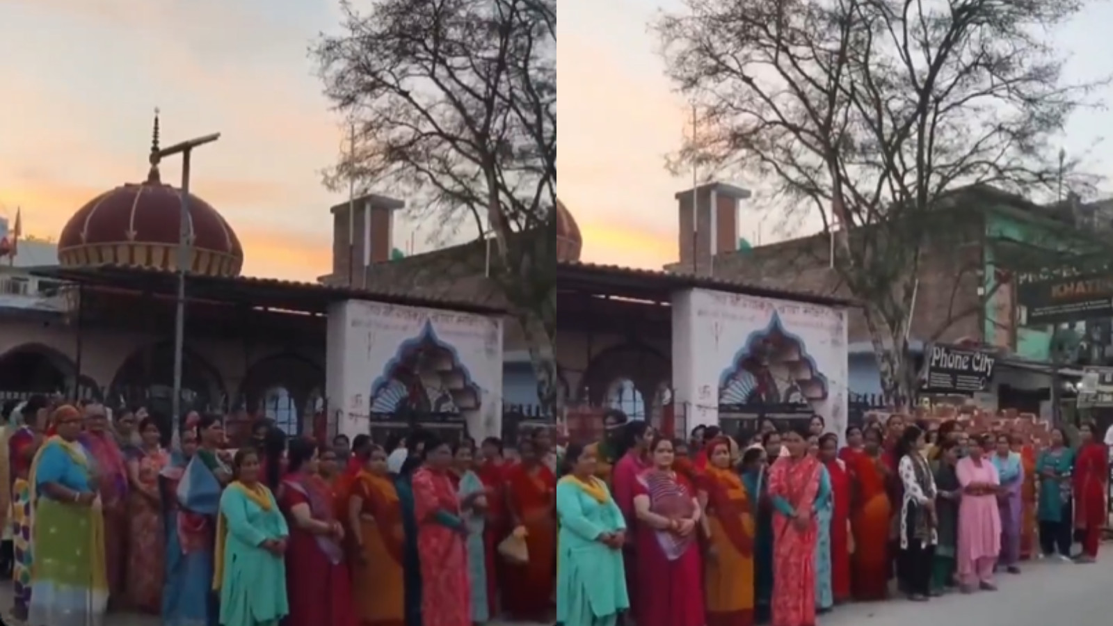 They spit, defecate near temple: Uttarakhand women protest against ...