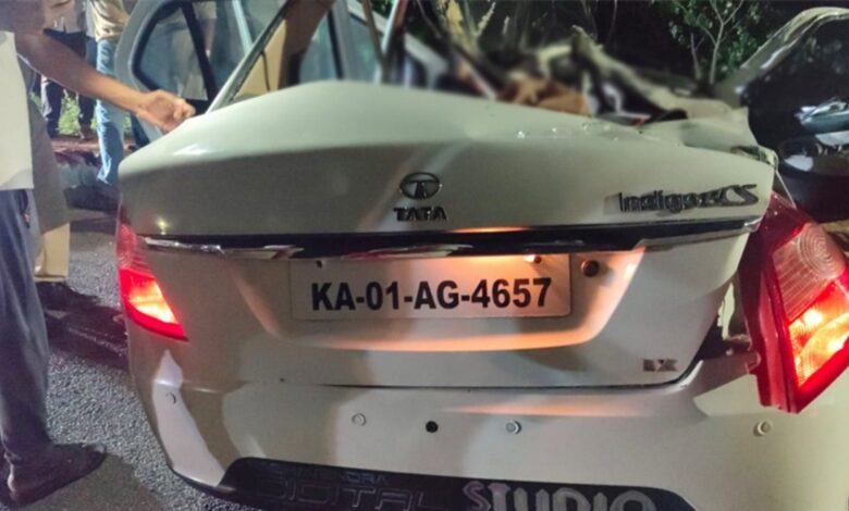 Tyre burst claims five lives in horrific Chitradurga road accident