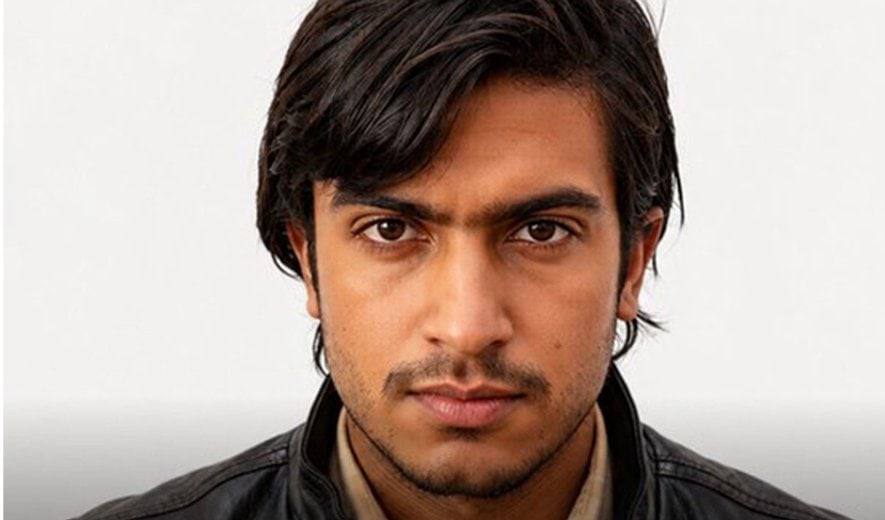 The image of Abdoljalil Shahbakhsh, a Baluch political prisoner affiliated with Ansar al-Furqan.