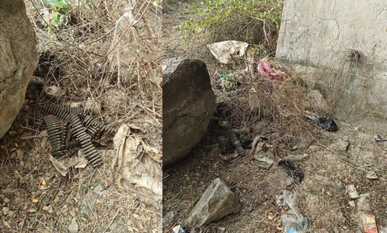Live bullets found near Kolar-Tamil Nadu border