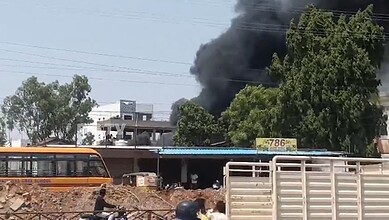 Fire near Patancheru excise station, no casualties
