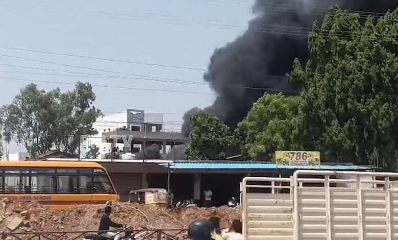 Fire near Patancheru excise station, no casualties