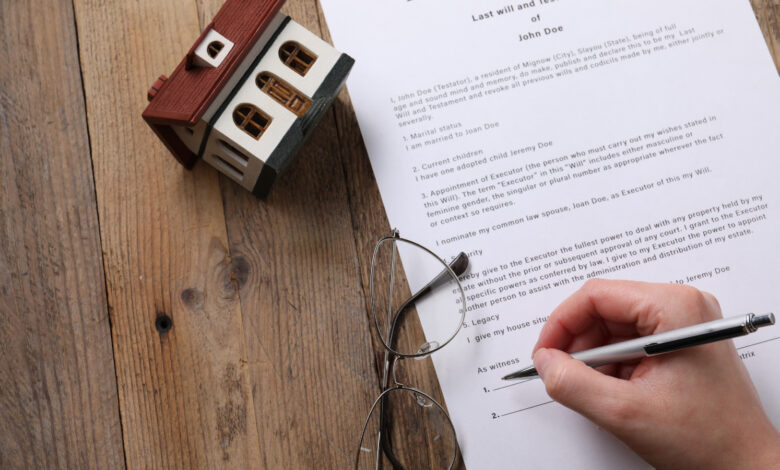 forgery of will for property claim