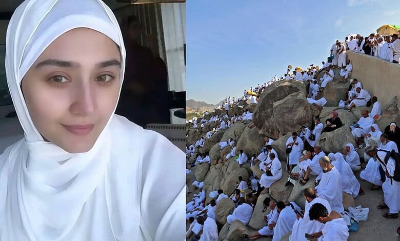 Durefishan Saleem shares Haj glimpse