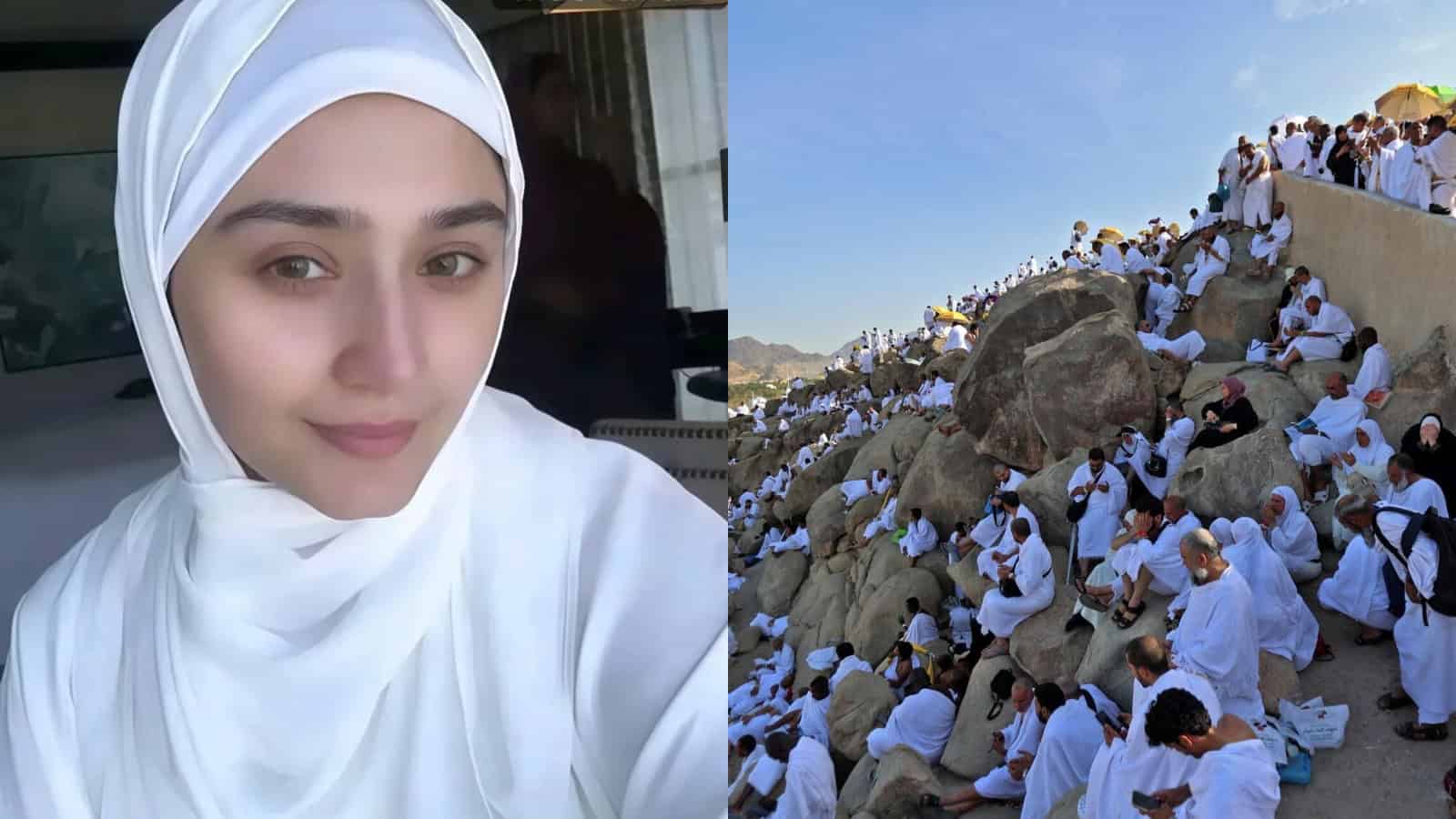 Durefishan Saleem shares Haj glimpse