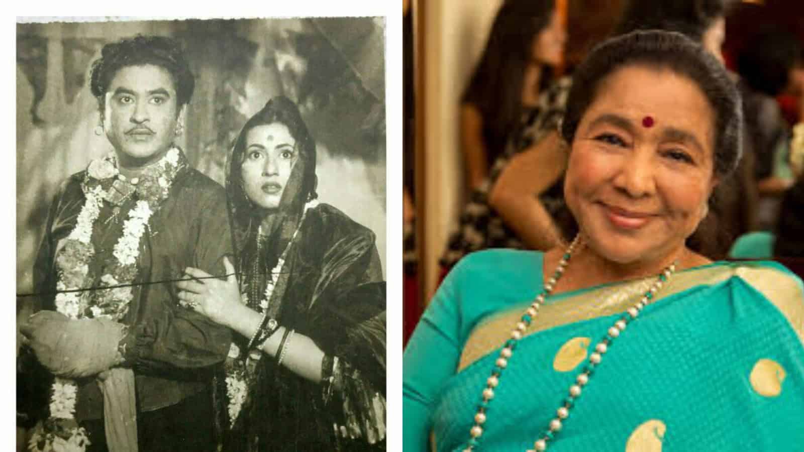 Kishore Kumar, Madhubala and Asha Bhosle