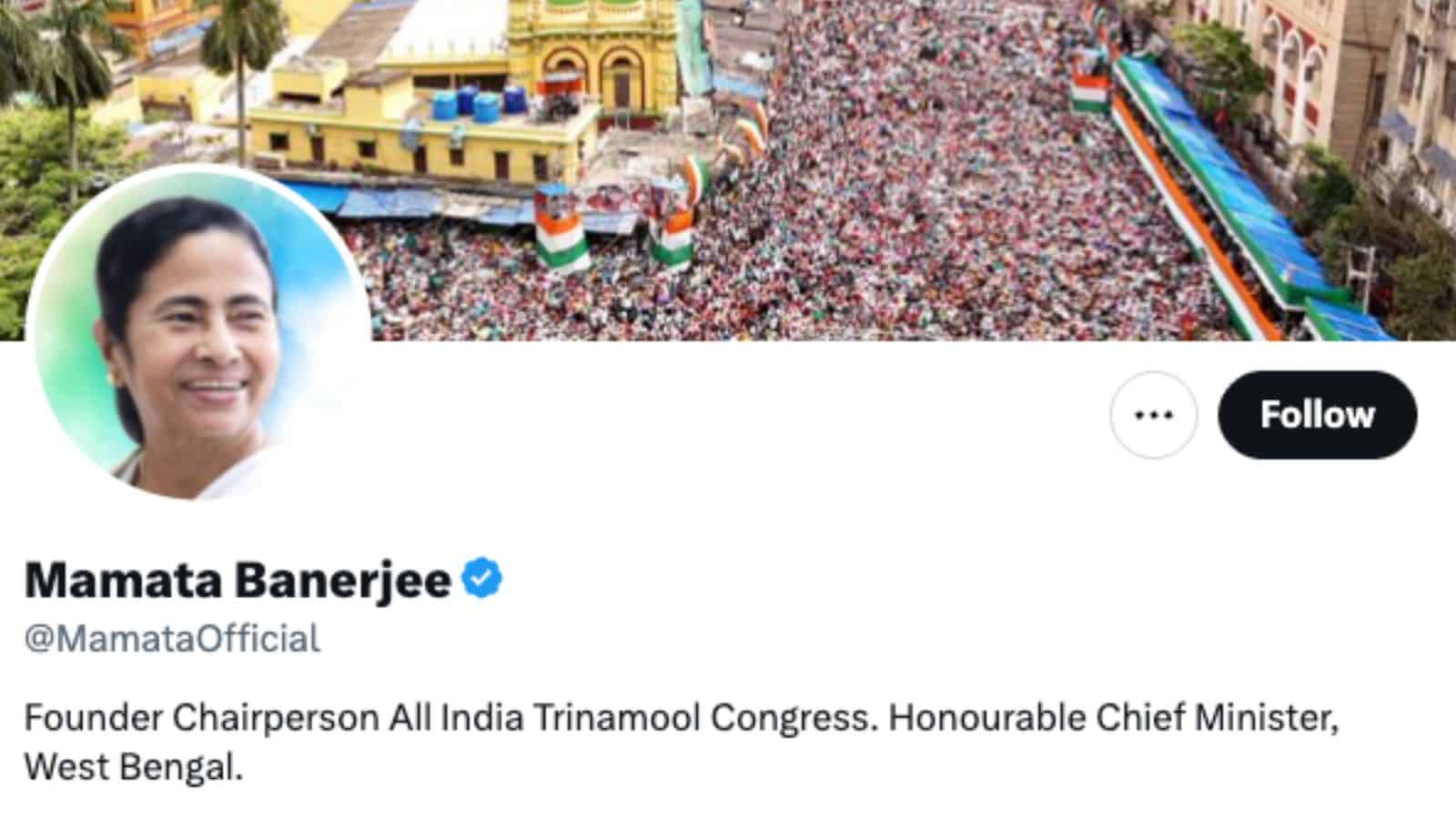 Bengal Assembly dissolved, Mamata Banerjee maintains 'Chief Minister' tag on social media.