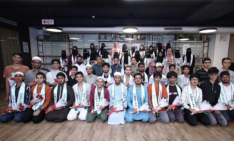 Felicitation ceremony held for 26 TG EAPCET 2026 toppers from MS Academy