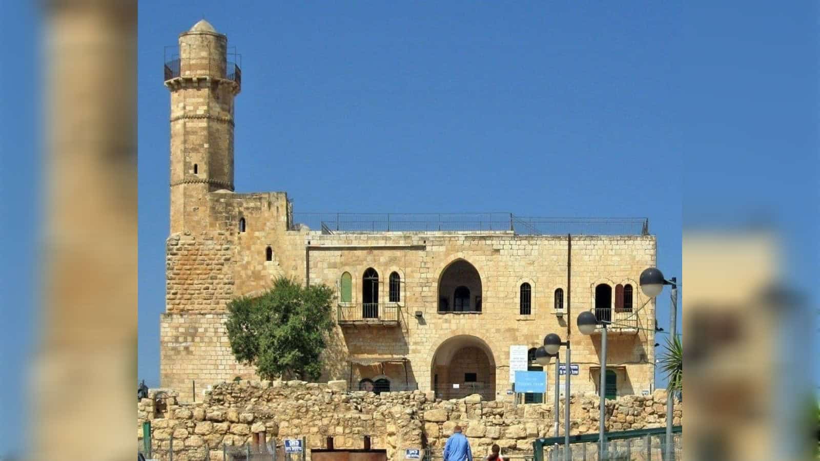 Historic Nabi Samuel Mosque northwest of occupied Jerusalem with its stone minaret and ancient architecture.