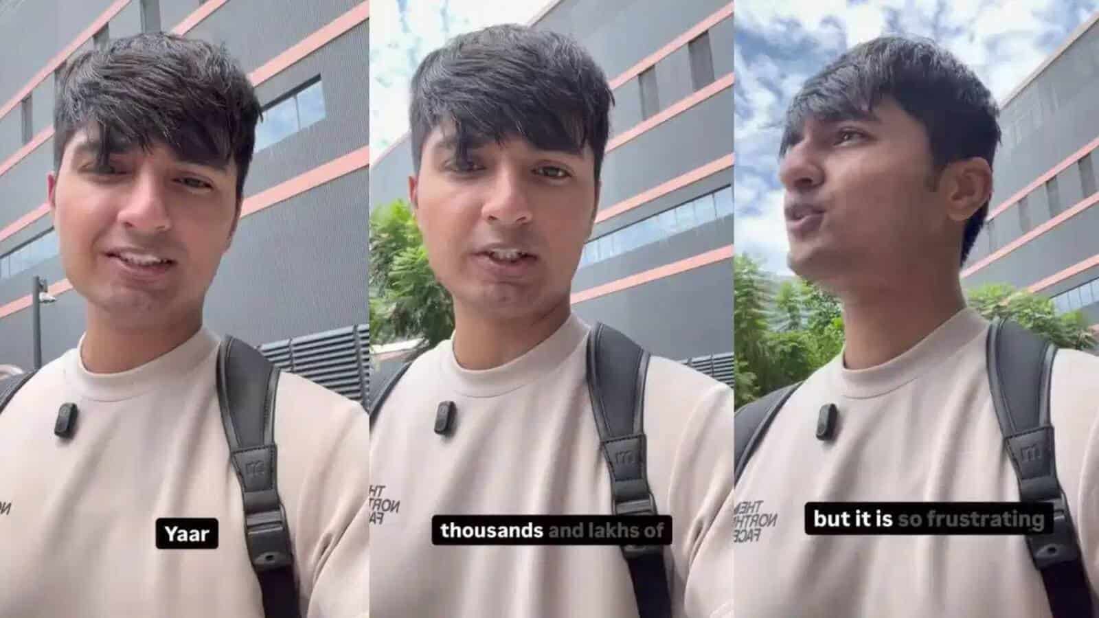 Bengaluru techie says 4 km office commute took 45 minutes amid traffic chaos