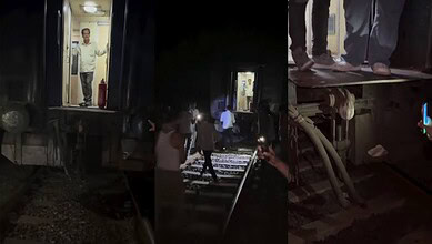Hundreds escape tragedy after train coaches detach near Vijayawada