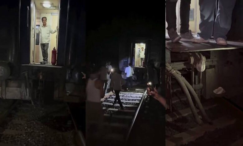 Hundreds escape tragedy after train coaches detach near Vijayawada