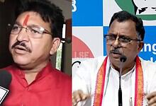 BJP MLA from Amrur, Paidi Rakesh Reddy (left) and Congress MP for Nagarkurnool, Mallu Ravi (right)