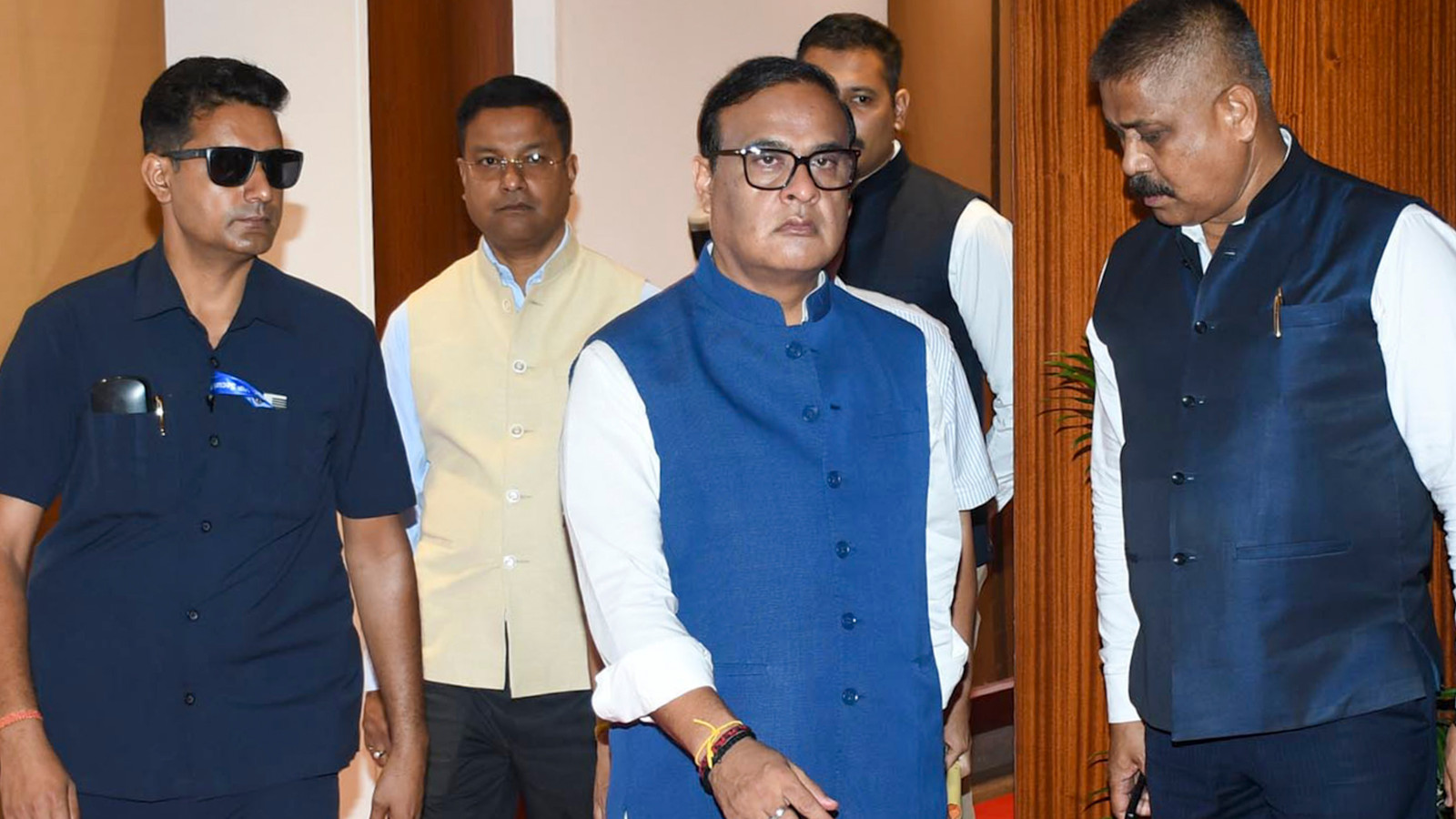 Assam Chief Minister Himanta Biswa Sarma arrives to attend the session of the 16th state Legislative Assembly, in Guwahati, Wednesday, May 27, 2026. (Source PTI)