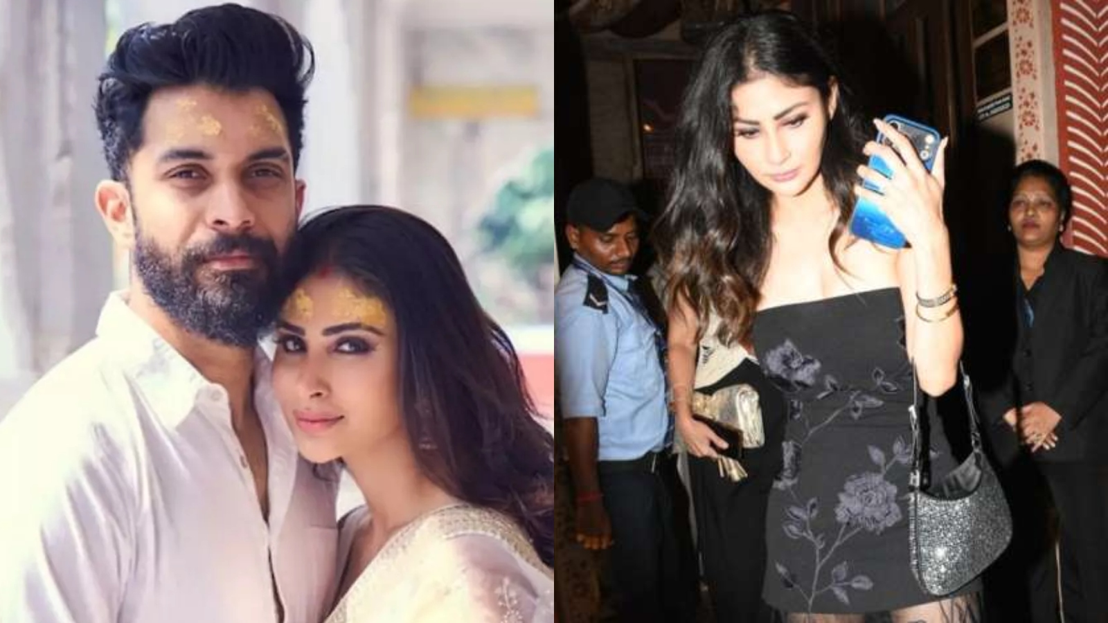 Suraj Nambiar and Mouni Roy