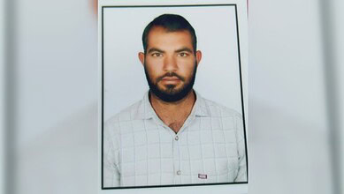 Passport-style photograph of Syed Ameen, the Telangana man reported missing in Abu Dhabi.