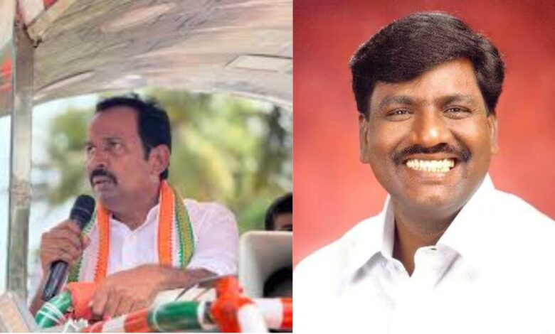 Tamil Nadu MLAs, Rajesh Kumar (left) and P Vishwanathan (right)